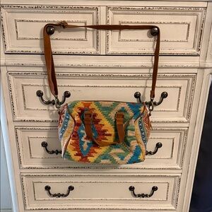 Boho Chic Multicolor Crossbody Bag